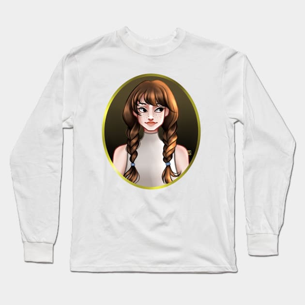 Braids Long Sleeve T-Shirt by Smilla